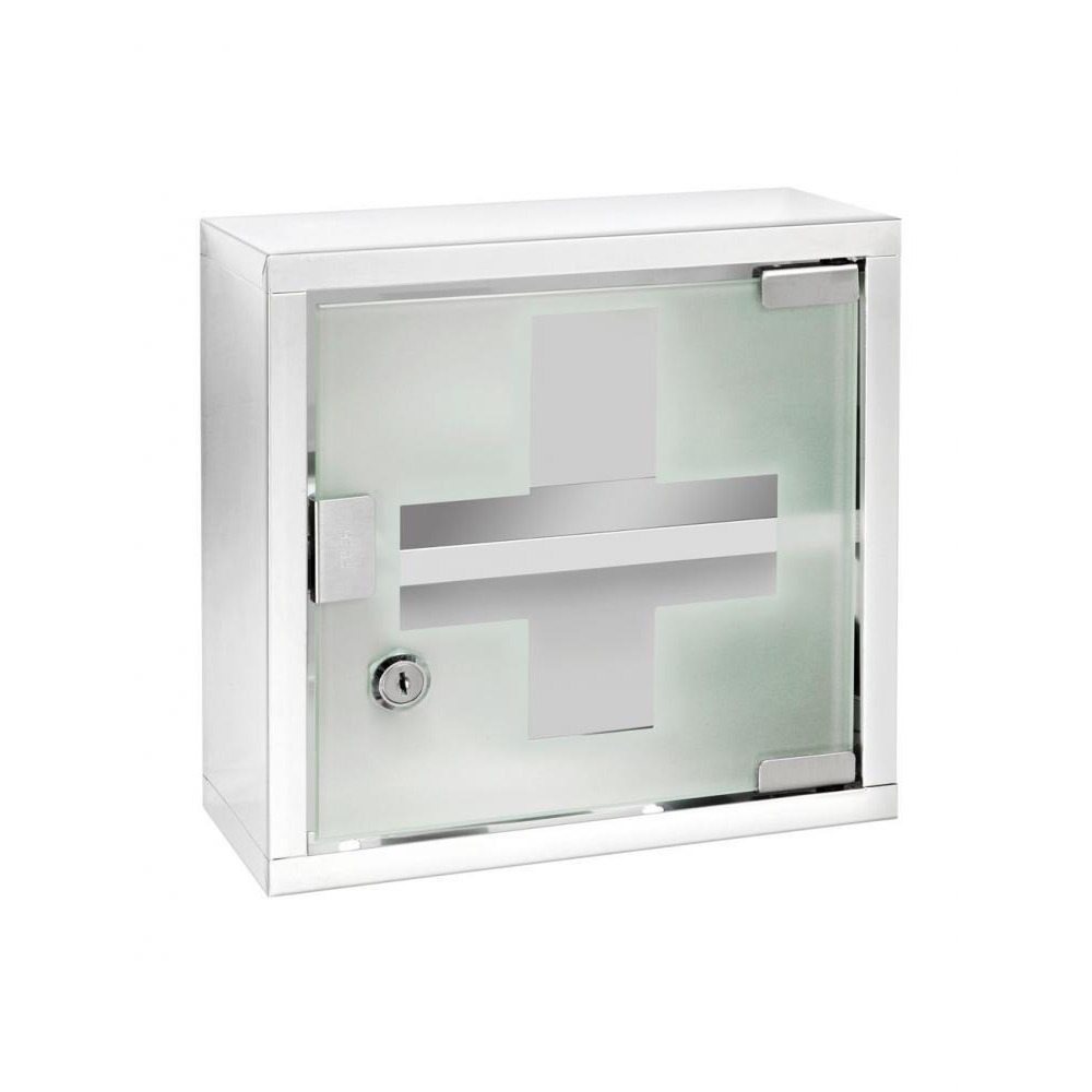 Wenko Stainless Steel Medicine Chest Blue Silver - 4