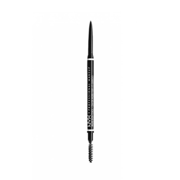 NYX PROFESSIONAL MAKEUP / MAKEUP ، قلم ميكو للحواجب ، 01 رمادي داكن