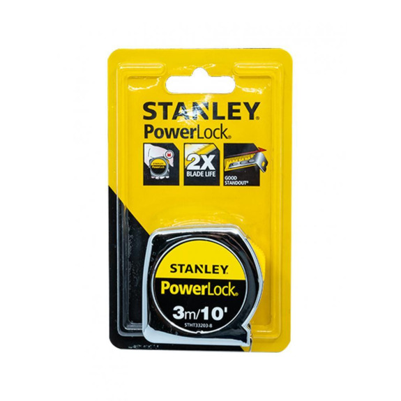 Stanley 3metre Or 10 Ft. Tape Power Lock