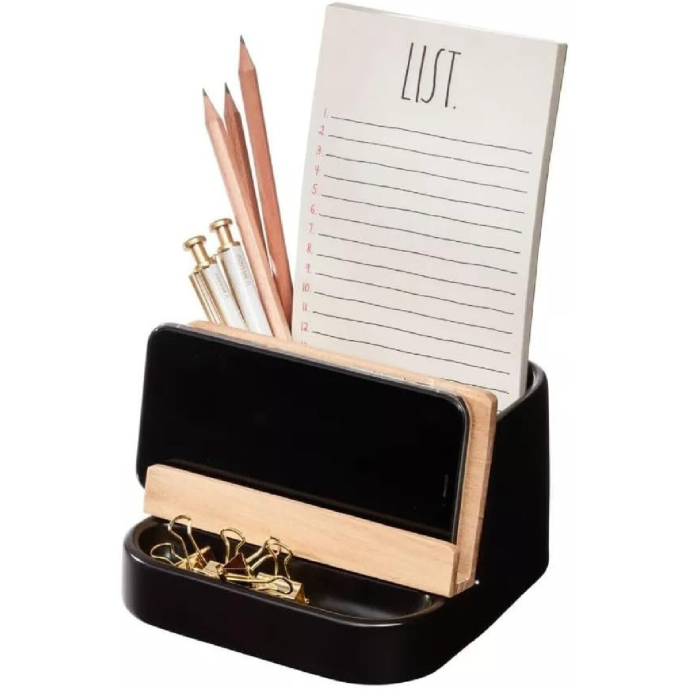 iDesign Eco Office Ceramic Tablet Stand Black - 3