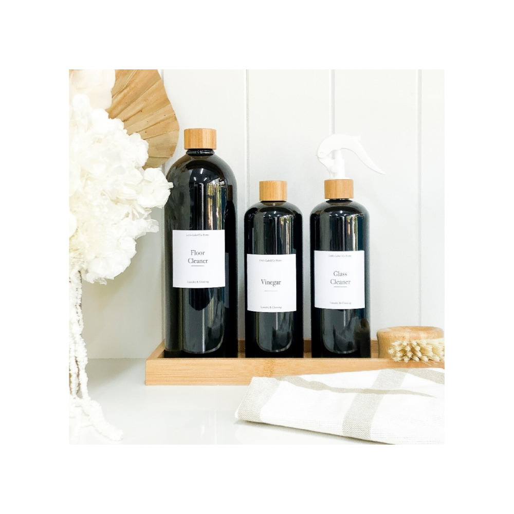 Little Storage Bamboo Rectangle Tray - 3