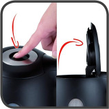 Kettle Tefal 1.7 litre, 2400 watts, ,Black K0330827 - 3 miniature