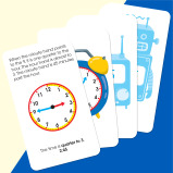 Hinkler School Zone Time \& Money Flash Cards - 3 miniature