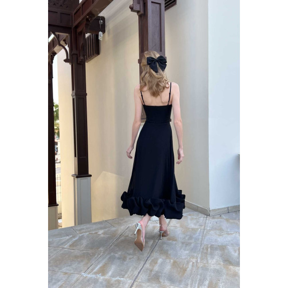 jacquard tiered midi dress Navy Floral Jacquard Midi Dress - All Dresses