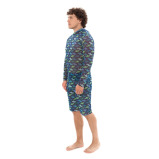 Men's T-shirt Sharks with hood (XL) - 3 miniature