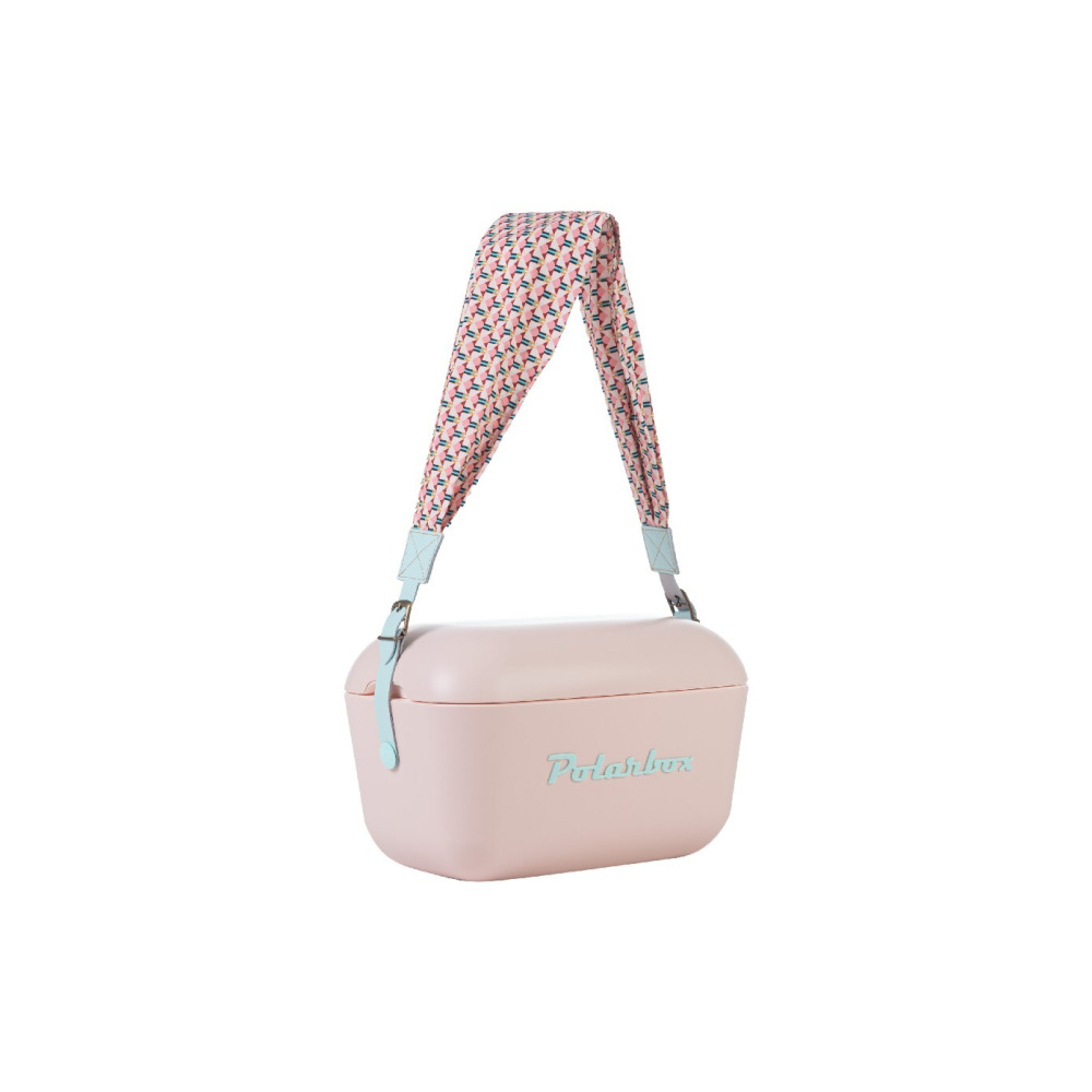 حزام Polarbox باللون السماوي الهندسي القابل للتبديل، مناسب تمامًا لصناديق التبريد سعة 20 لترًا و12 لترًا. - 3