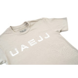 UAEJJ Jiu Jitsu تي شيرت للأكل والنوم، رمادي، مقاس L - 3 miniature