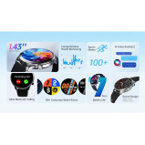 RIVERSONG Motive 9 Pro Calling Smart Watch, 1.43 Inch Amoled Display - SW901 - 3 miniature