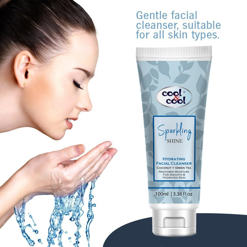 Cool & Cool Sparkling Shine Hydrating Facial Cleanser  100 ml - 3
