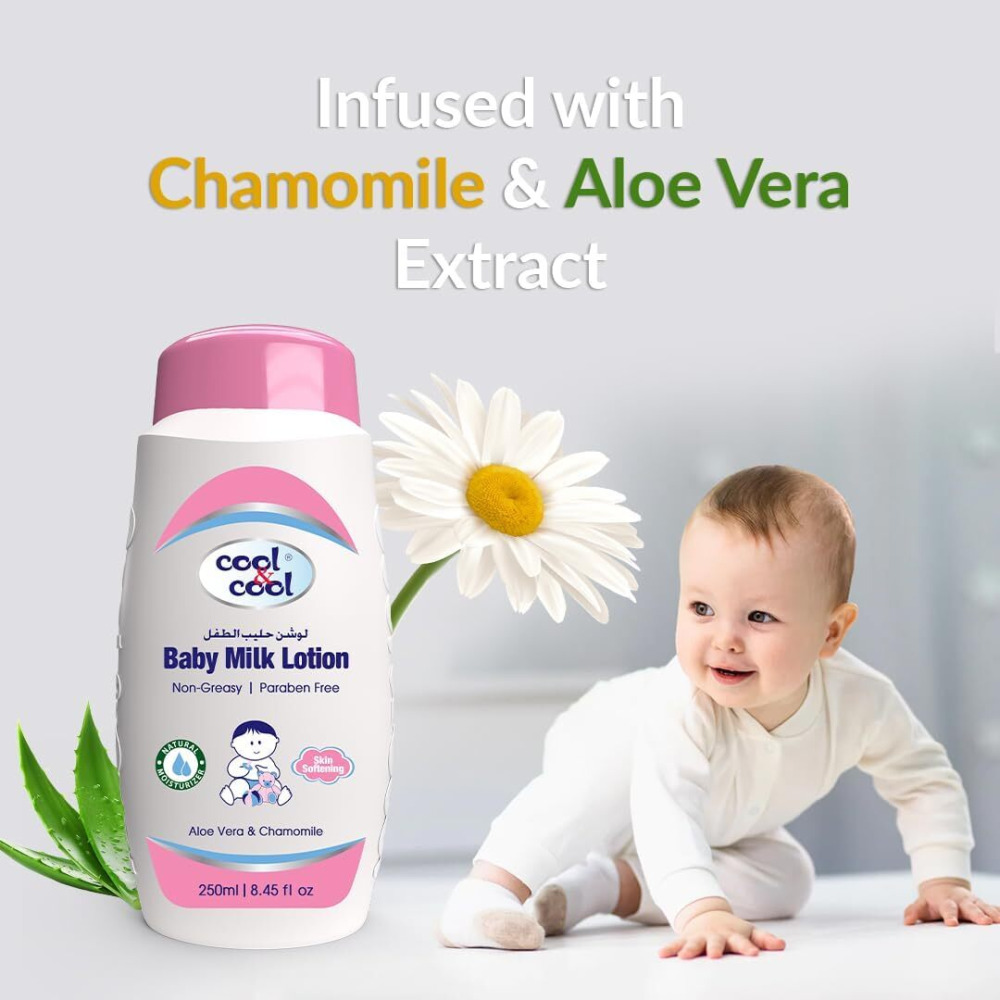 Cool & Cool Baby Milk Lotion - 250 ml - 3