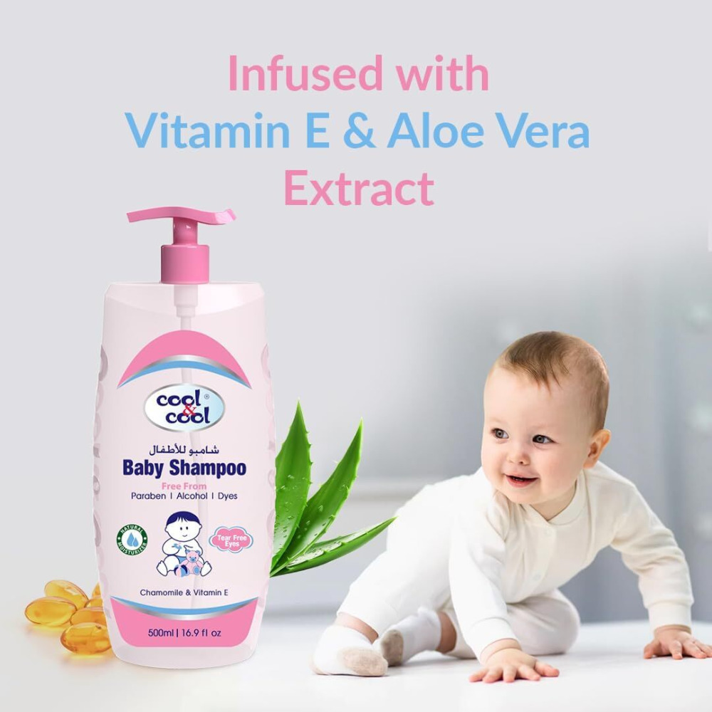 Cool & Cool Baby Shampoo 500 ml - 3