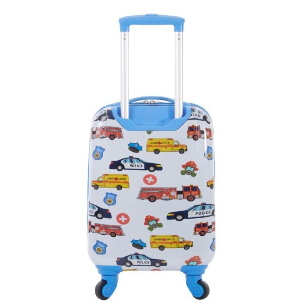Travelers Club Kids Luggage With 360° 4 Wheel Spinner - First Responder - 3