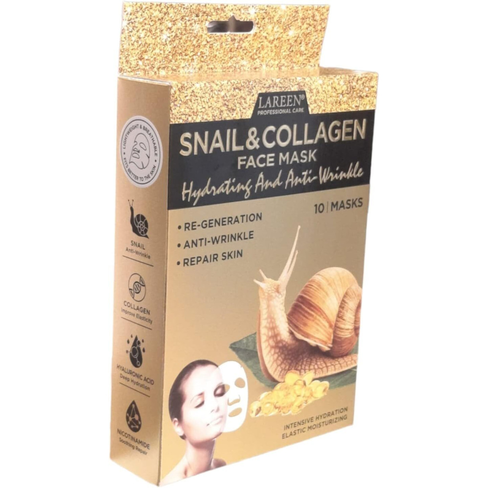 Lareen Snail & Collagen Anti Aging Luxury Face Mask - 3