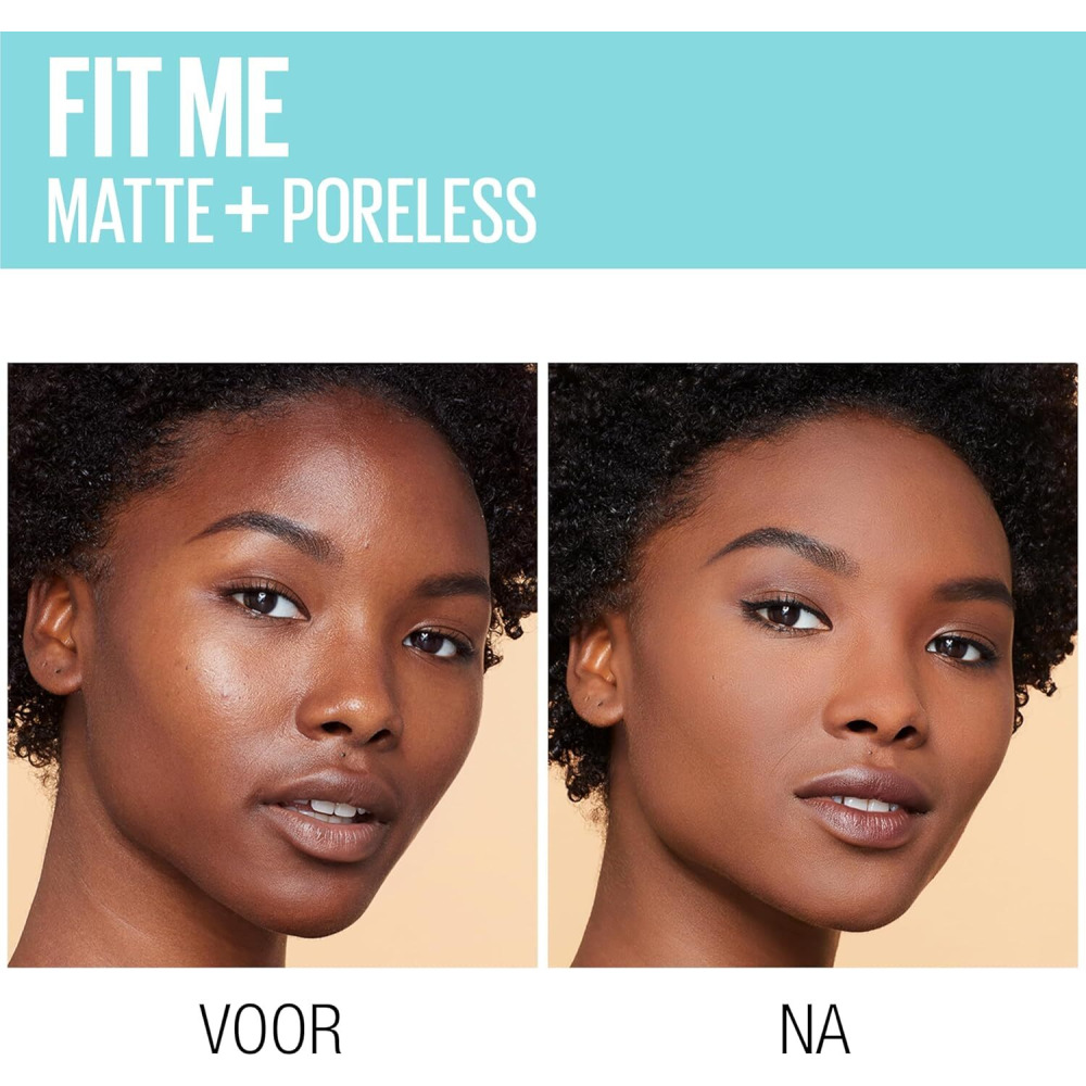 Maybelline New York Fit Me Matte And Poreless Foundation - 330 Toffee, 30 ml - 3