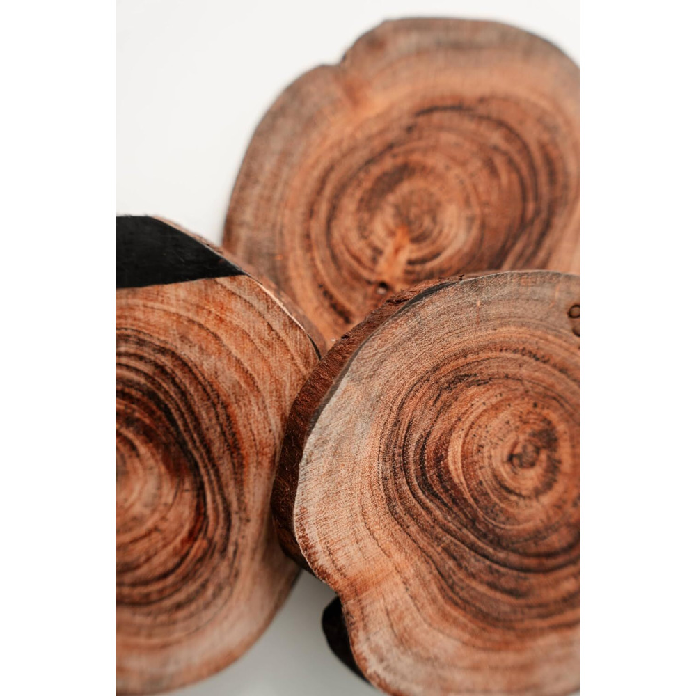 Nordico Wooden Coasters Set 4 - 3