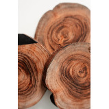 Nordico Wooden Coasters Set 4 - 3 miniature