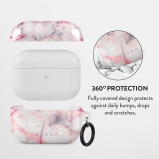 Burga Airpod Hardcase Compatible with Apple Airpods PRO 2019 Charging Case, Raspberry Jam Pink Candy Marble Cute Case for Women - 3 miniature