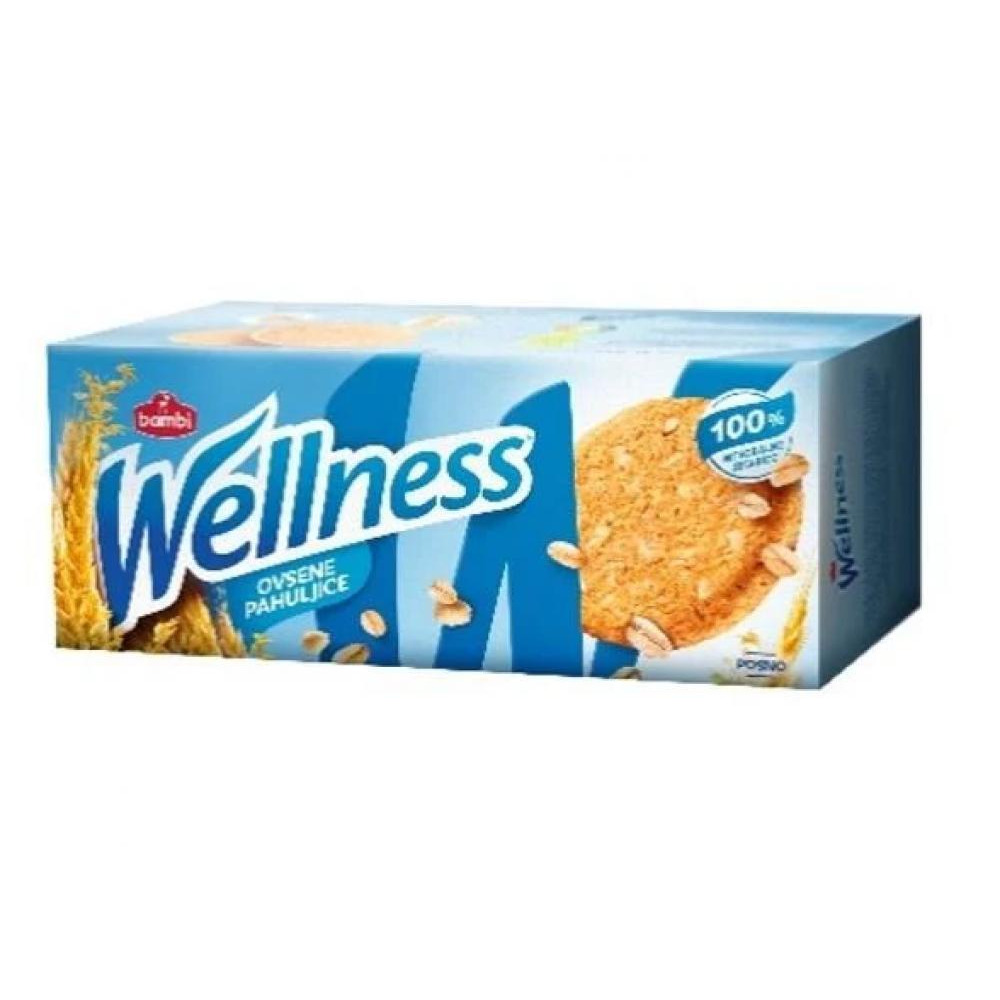 Bambi / Wholewheat biscuit with oat flakes Wellness, 210 g - 1