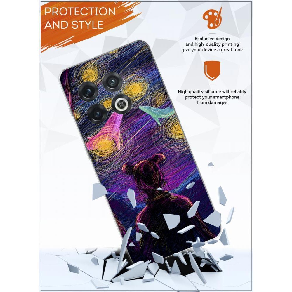 Защитный Чехол Для oneplus 10 PRO (5G) SPACE Girl - 3