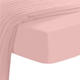 Pizuna / Sheets, Double bed, 40 cm, New rose - 4 miniature