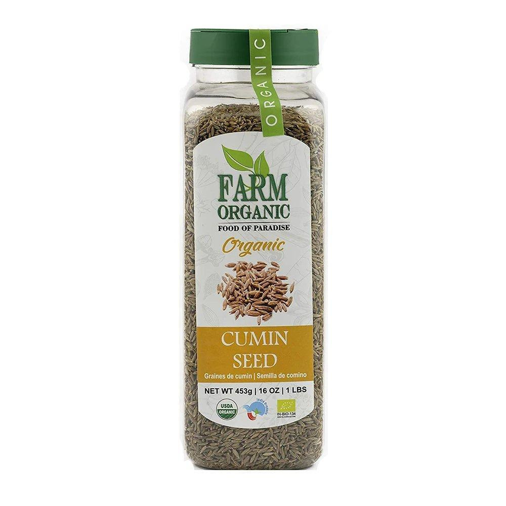 Farm Organic Gluten Free Cumin Seeds - 500 g - 1