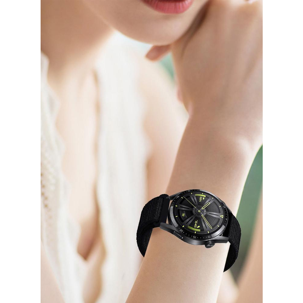 مجموعة 3 قطع من سوار الساعة متوافقة مع جميع أجهزة سامسونج وهواوي وأمازفيت وفيتبيت وهونر بحجم سوار 22 ملم - 6