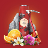 Old Spice Shower Gel + Shampoo, Rock, 2 in 1, 400ml - 4 miniature
