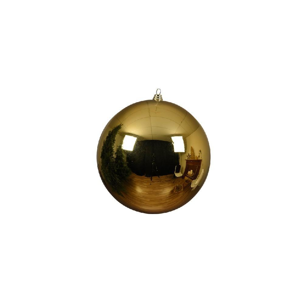 Kaemingk Decoris 25 cm Baubles Shatterproof Shiny Light Gold - 1