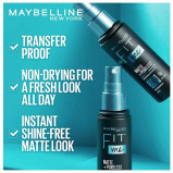 Maybelline New York Fit Me Matte + Poreless Setting Spray, 60 ml - 4 miniature