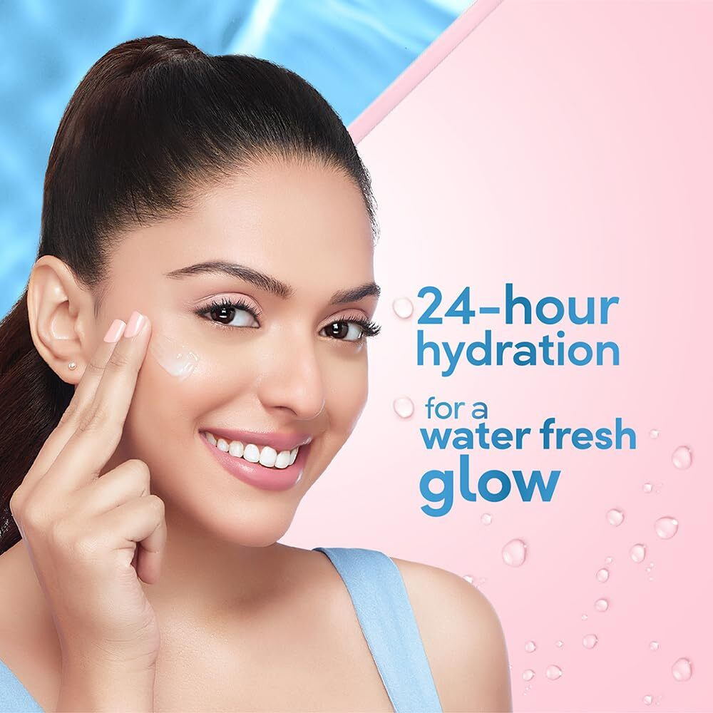 Ponds Super Light Gel, Oil-free Moisturizer, 100ml, for Hydrated, Glowing Skin, with Hyaluronic Acid and Vitamin E, 24Hr Hydration, Non-Sticky, Spread - 6