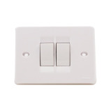 Homesmiths 2 Way 2 Gang Switch - 1 miniature