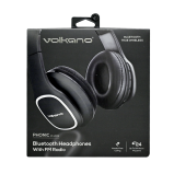 VOLKANO PHONIC SERIES VK-2002 BLUETOOTH HEADPHONE BLACK - 1 miniature