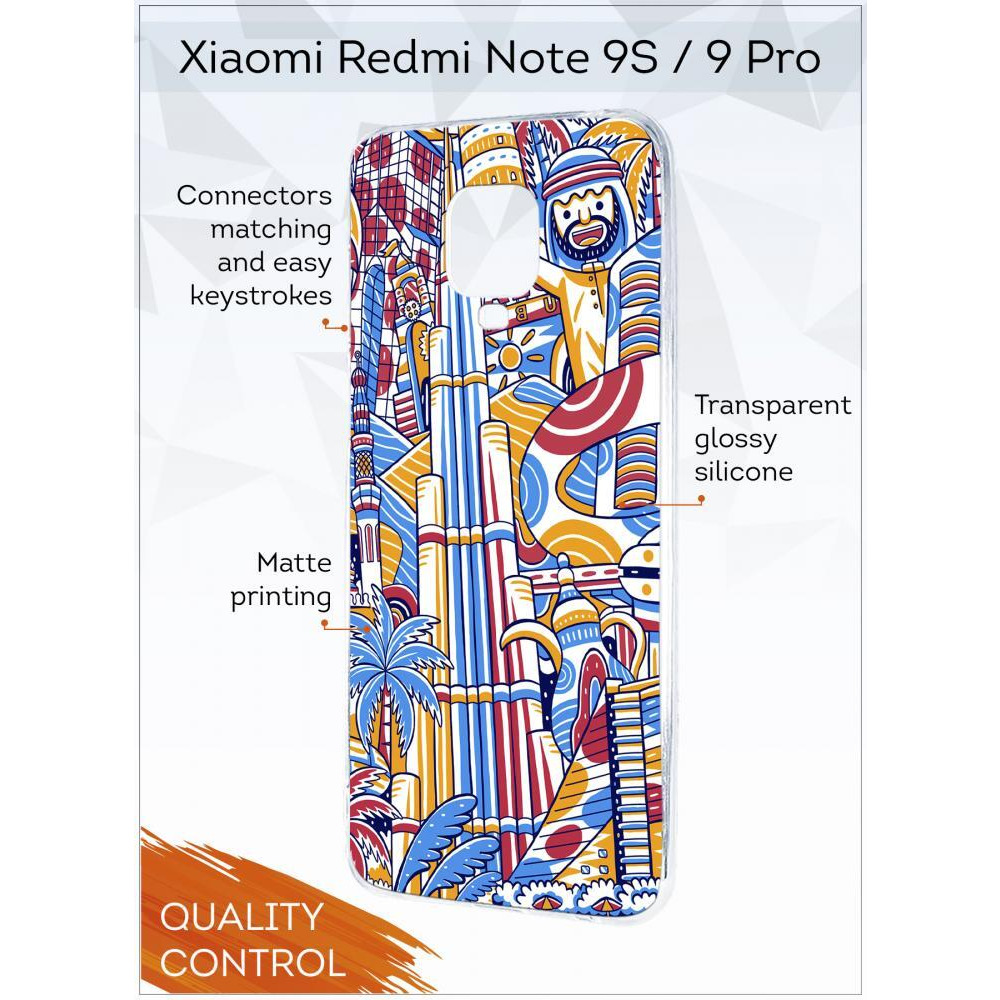 Protective Case Cover for Xiaomi Redmi Note 9S / Note 9 Pro Welcome to Dubai - 2