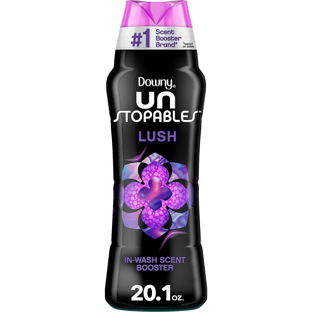 Downy Unstopable In-Wash Scent Booster Beads, Lush, 20.1oz - 1