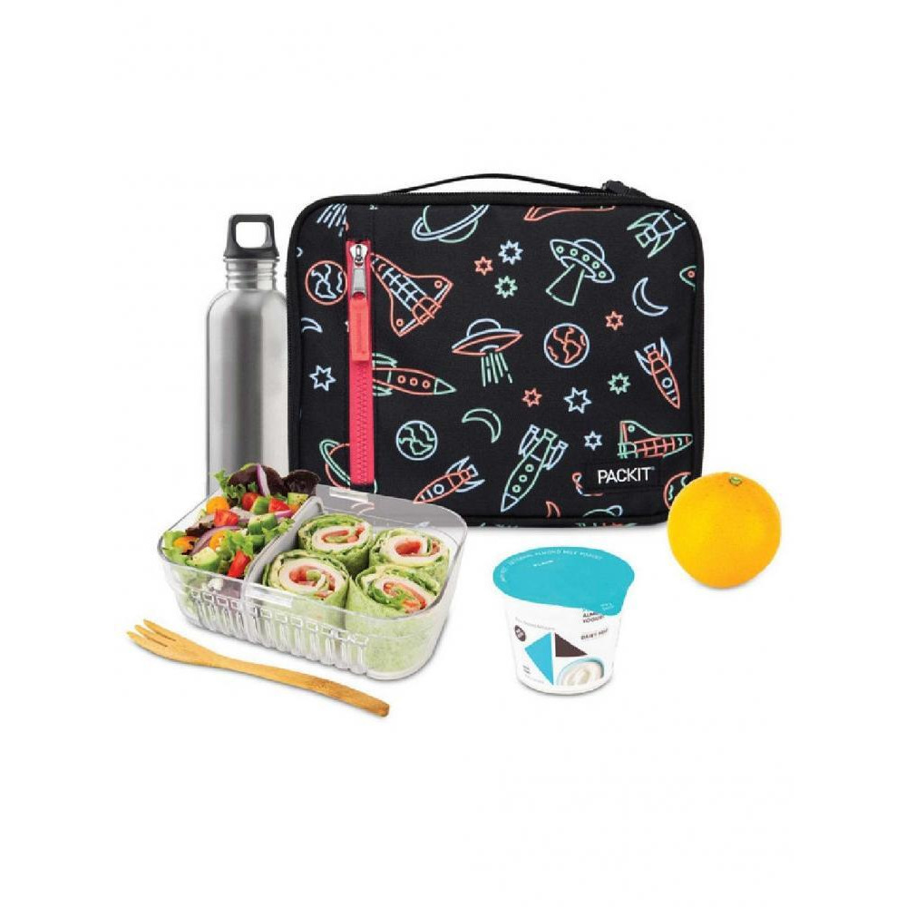Packit Freezable Classic Lunch Box Neon Space - 4
