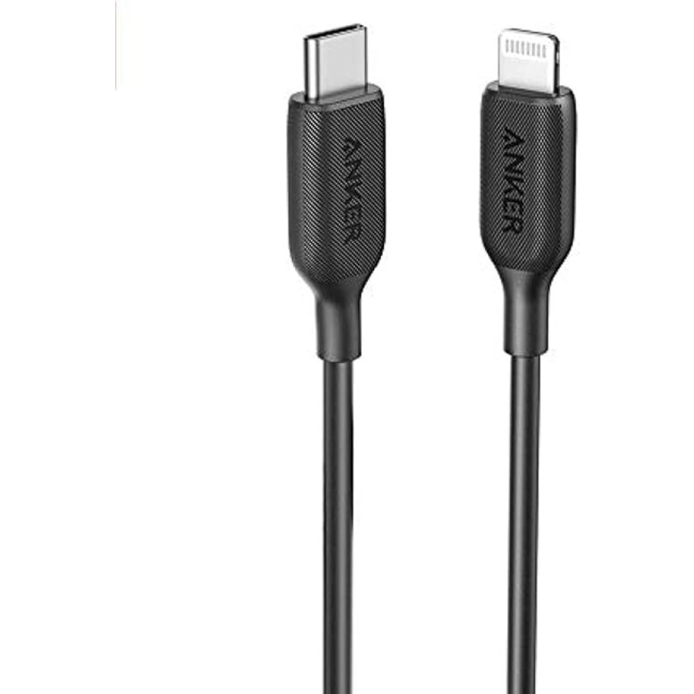 ANKER, Кабель POWERLINE III usb-c — LIGHTNING, 0,9 м, Черный - 1