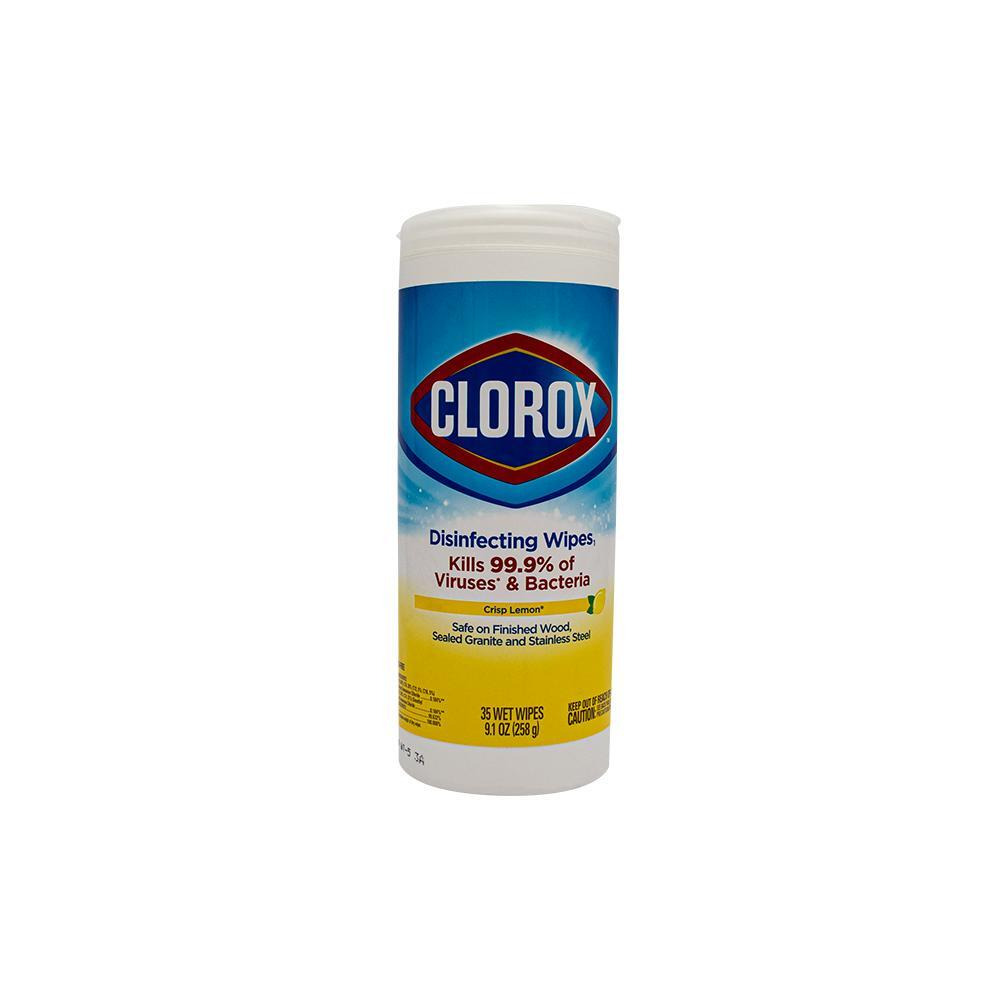 Clorox / Disinfectant wipes, Crisp lemon scent, x35 wet - 1