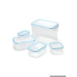 Addis Clip & Close Food Container Clear Set of 5 - 2 miniature