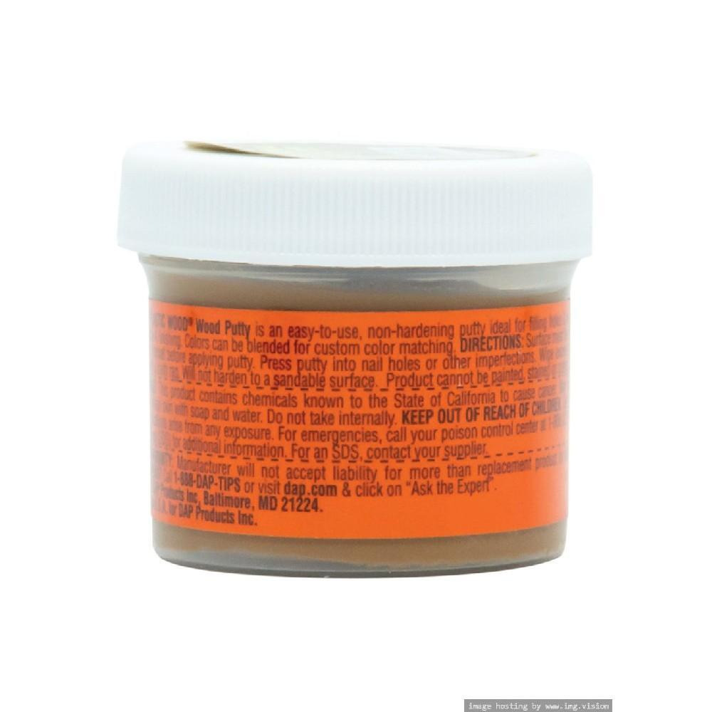DAP Plastic Wood Putty 3.7 Ounce Maple - 1