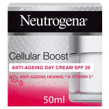 Neutrogena Face Cream, Cellular Boost, Anti-Ageing Day Cream SPF 20, 50ml - 2 miniature