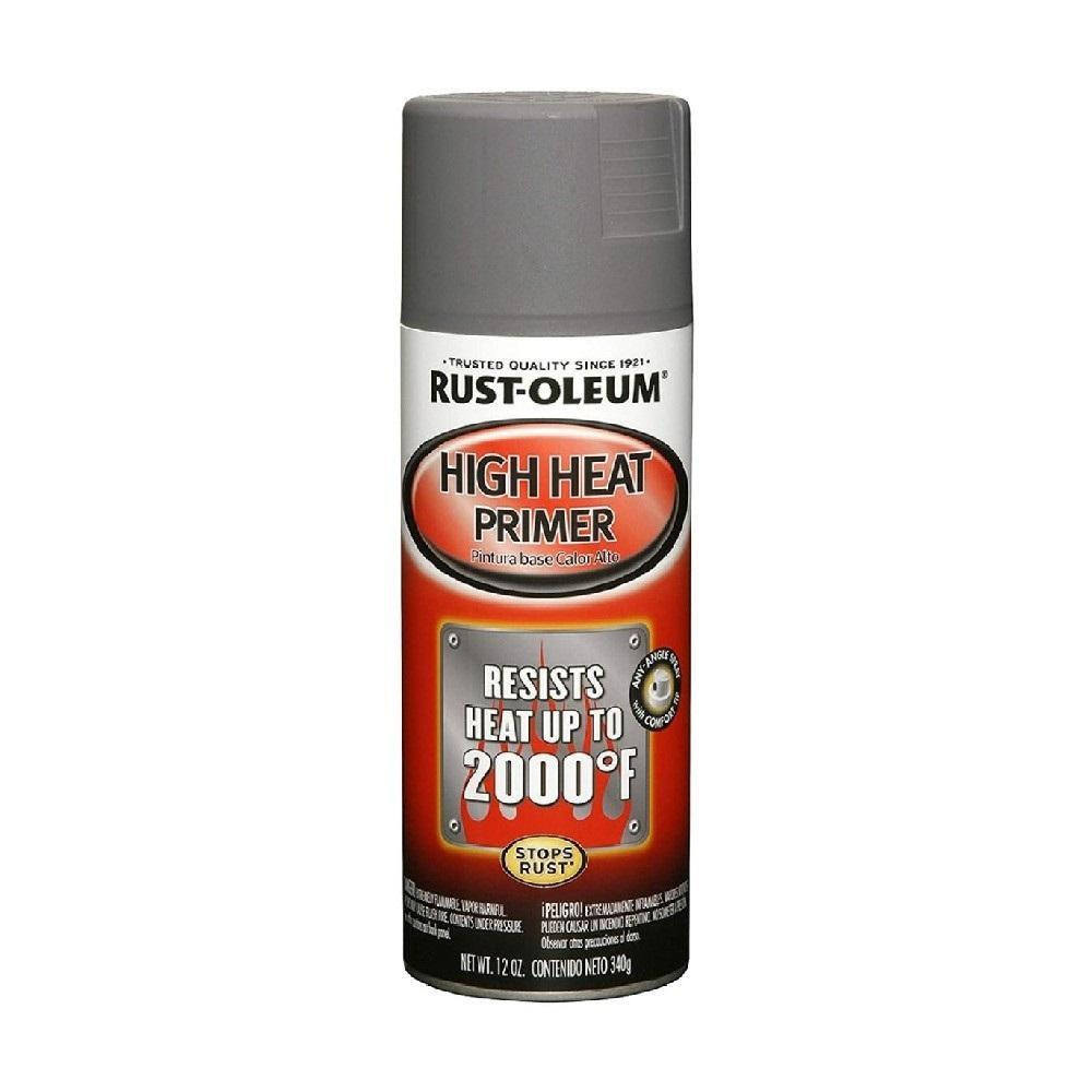 Rust-Oleum Automotive High Heat Primer Spray Paint, Gray - 1