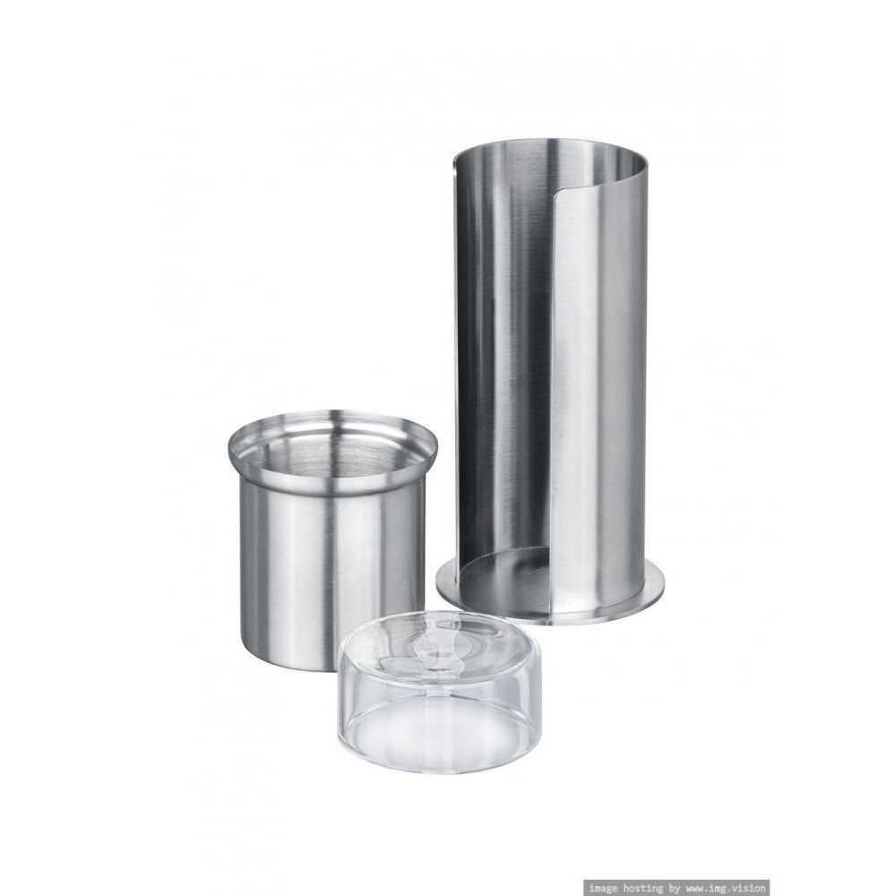 Wenko Cotton Pads Dispenser Firenze Stainless Steel Matte - 4