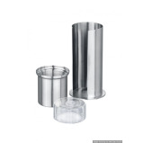 Wenko Cotton Pads Dispenser Firenze Stainless Steel Matte - 4 miniature