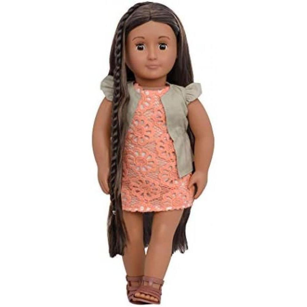 Our Generation 70.31118Z Flora, From Hair To There Toy Hairgrow, Various, 18 inch / 46 cm Doll - 1