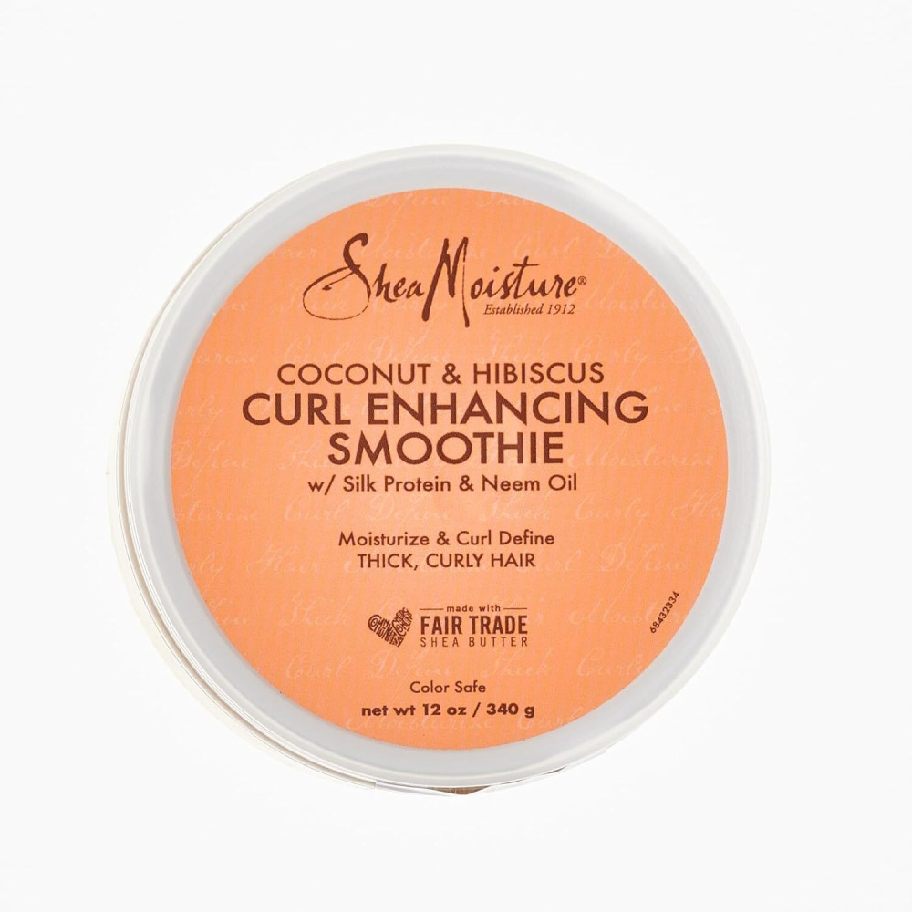 Smoothie Shea Moisture, Coconut and Hibiscus, Curl Enhancing, 340 g - 3