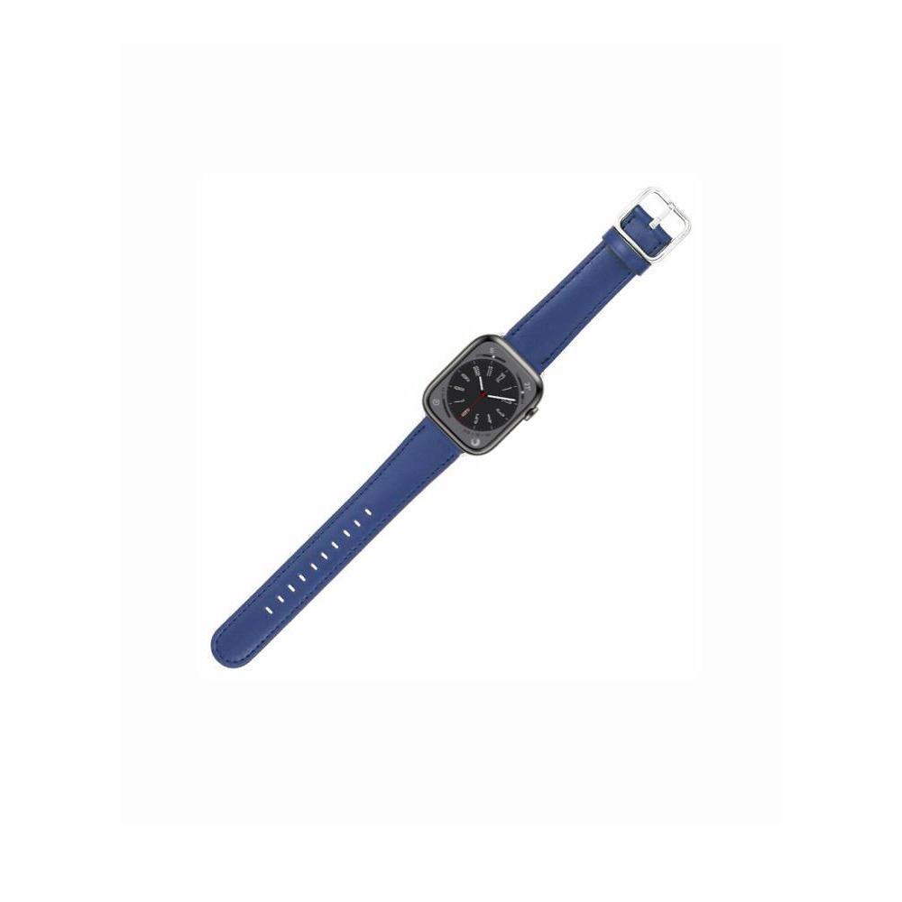 Perfii Genuine Leather Replacement Band For Apple Watch 49/45/44/42mm Series Ultra/8/7/6/5/4/SE - 3