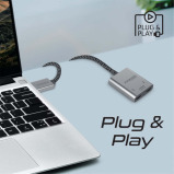 Promate MEDIASPLIT-H2 4K@60Hz HDMI® Разветвительный Кабель с Двумя ПОРТАМИ Hdmi® - 4 miniature