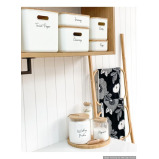 حاوية تخزين صغيرة ضخمة مع غطاء من الخيزران - 7 miniature