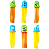 Diving Speedy Squid Toys, 6pcs - 1 miniature