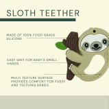 عضاضة مشغولة للطفل الكسلان الصغير - 4 miniature